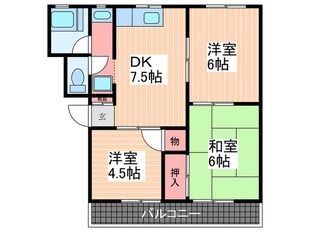 北谷ビルの物件間取画像